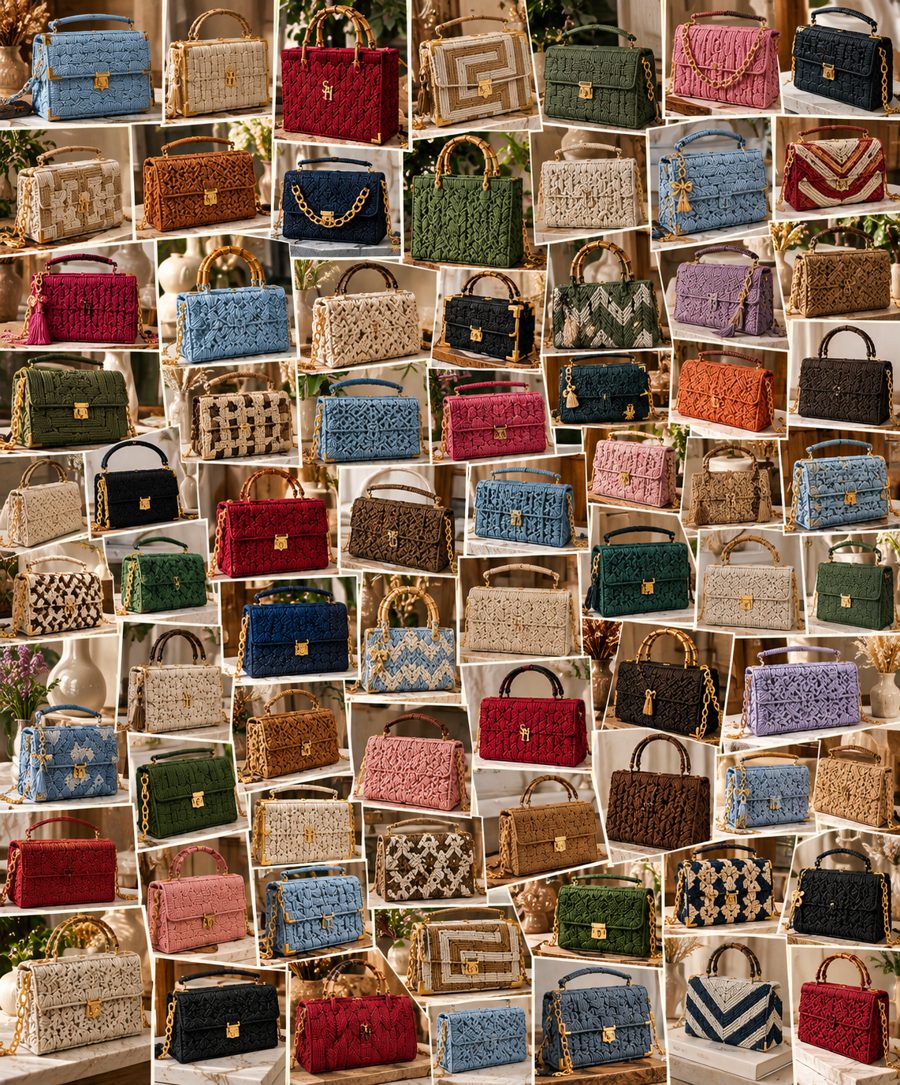 Más de 1.000 bolsos de hilo náutico en todos los colores